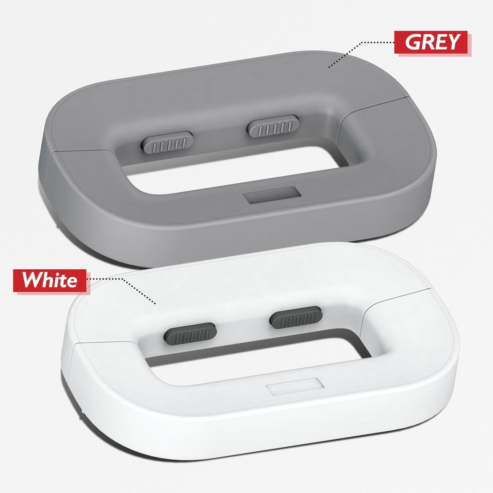 2 Piece White ABS Plastic Drawer Lock for Fridge