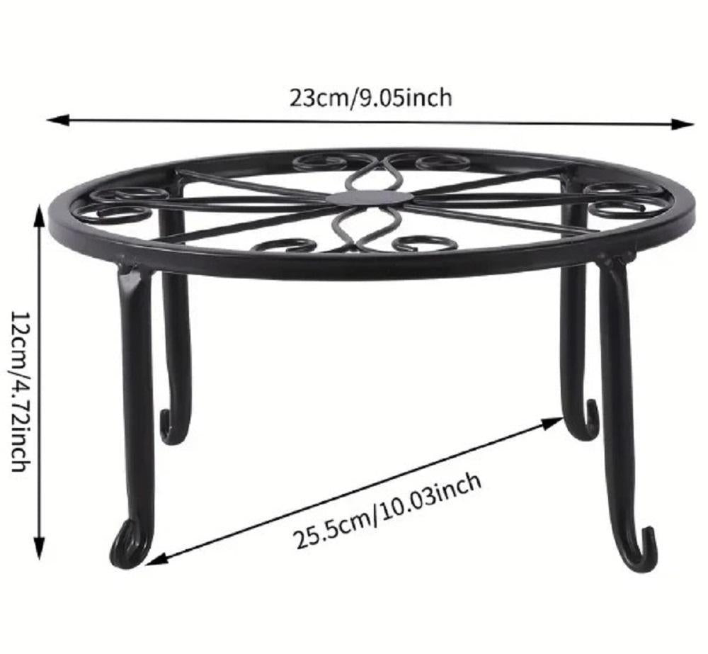 Modern Iron Plant Stand for Indoor and Outdoor use