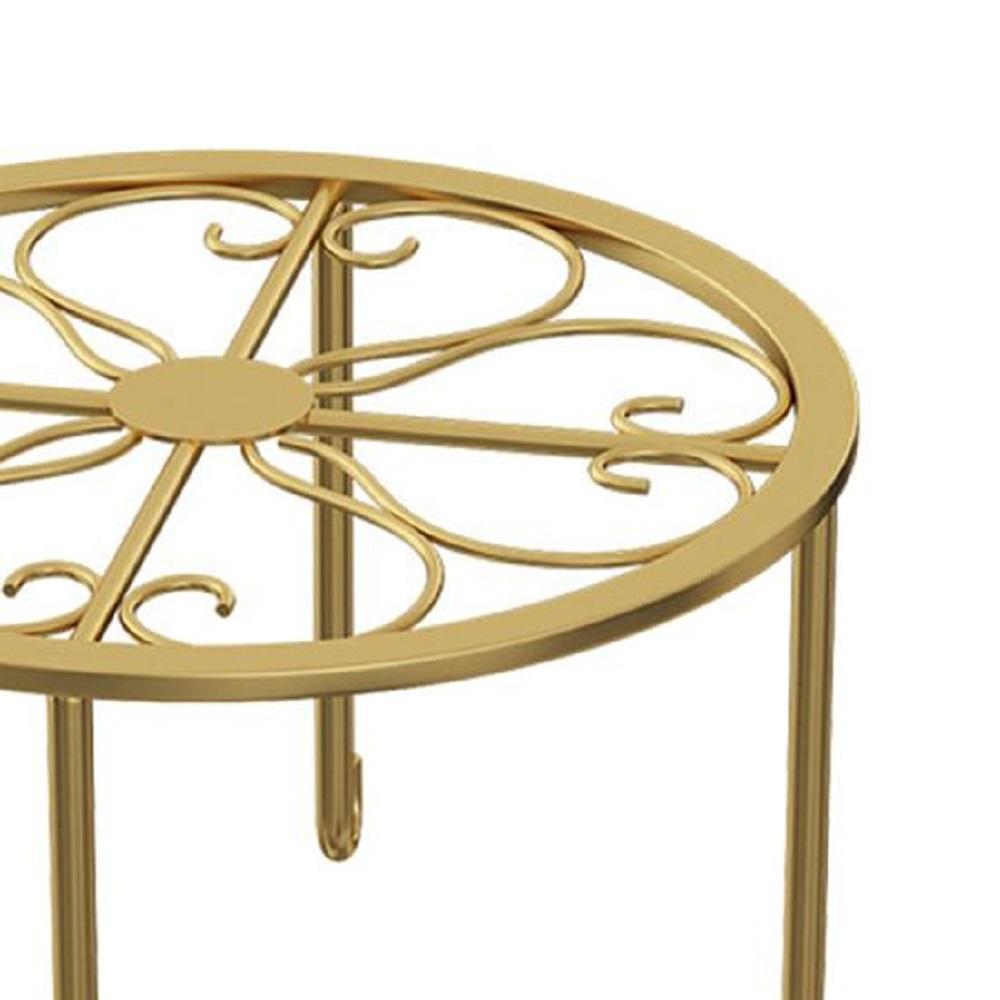 Modern Iron Plant Stand for Indoor and Outdoor use