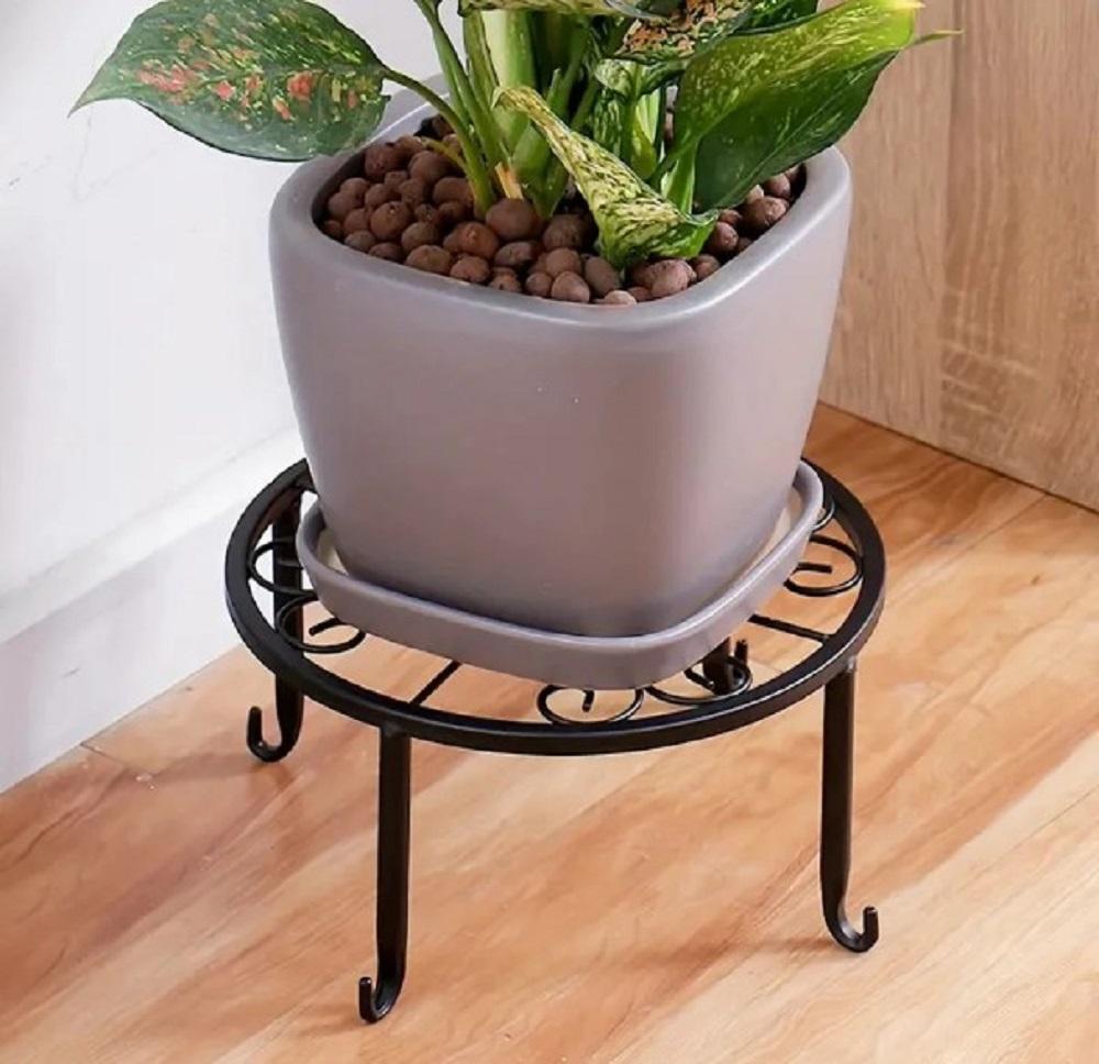 Modern Iron Plant Stand for Indoor and Outdoor use