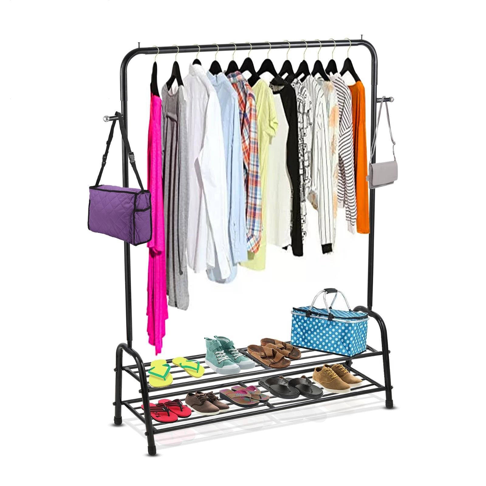 Multipurpose Clothes & Shoes Rack Stand