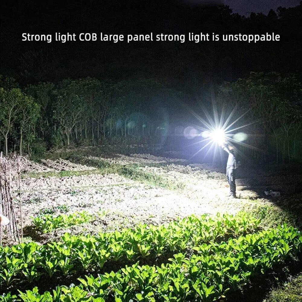 Rechargeable LED Torch Black Fast Charging