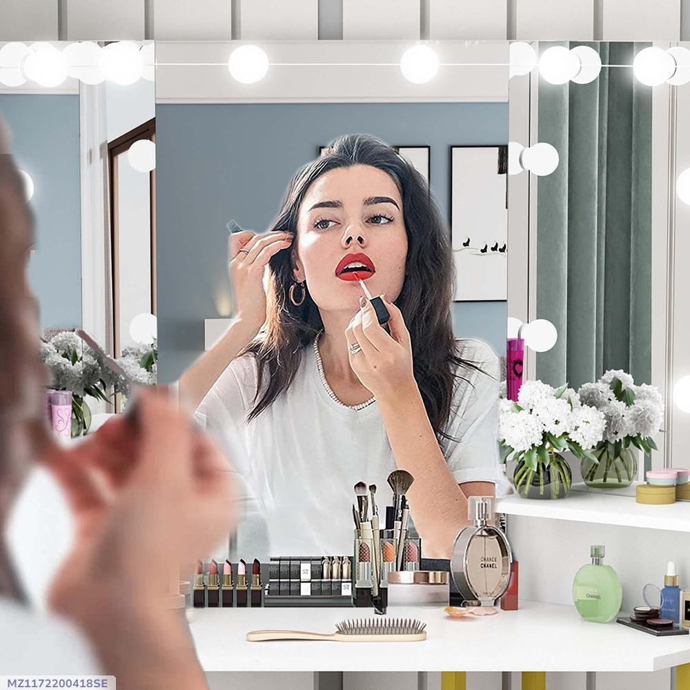 Rechargeable Vanity Mirror with LED Lights
