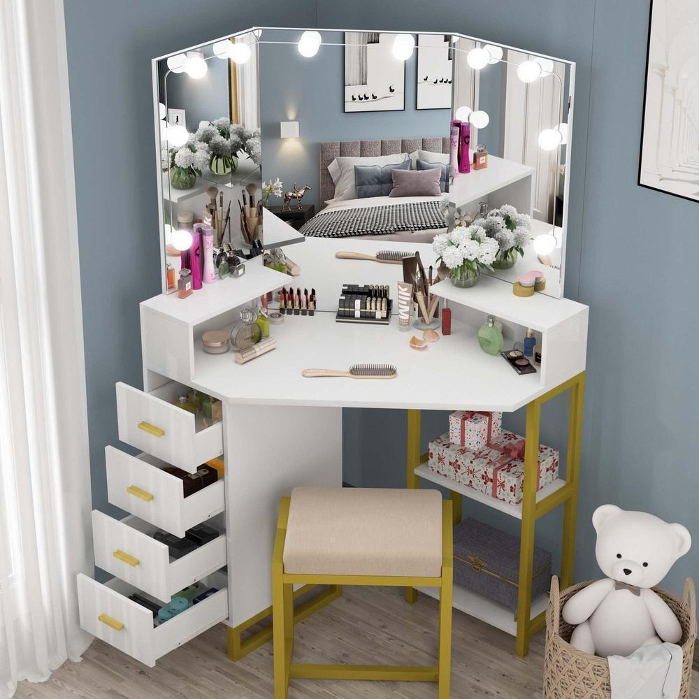 Rechargeable Vanity Mirror with LED Lights