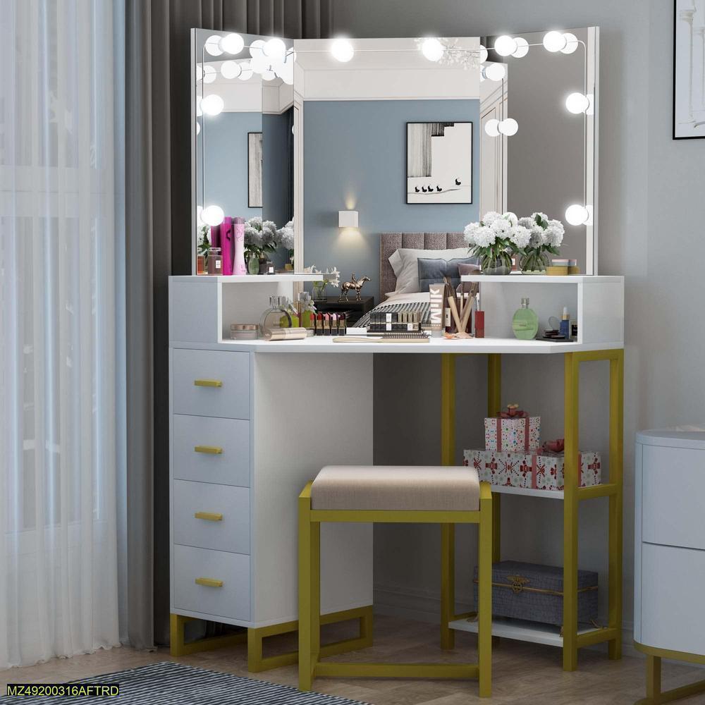 Rechargeable Vanity Mirror with LED Lights