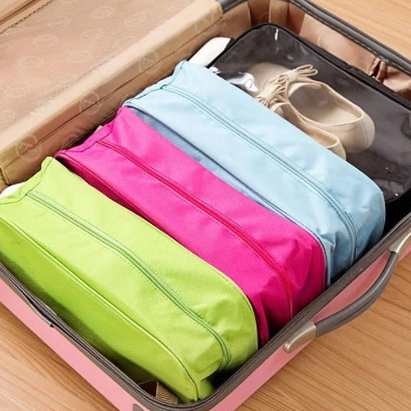 Spacious Non-Woven Shoe Storage Bags Set of 3