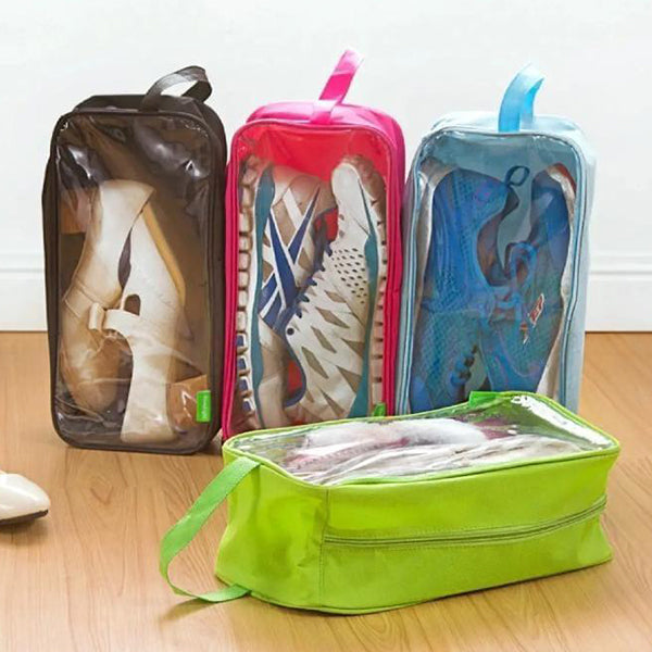 Spacious Non-Woven Shoe Storage Bags Set of 3