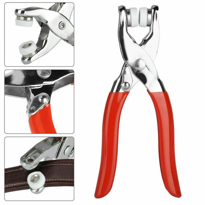Stainless Steel Snap Button Plier Tool with 50 Buttons