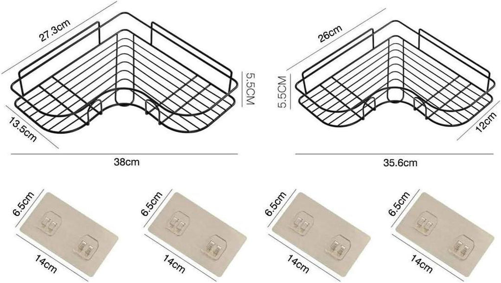 Wall Mounted Bathroom Corner Rack