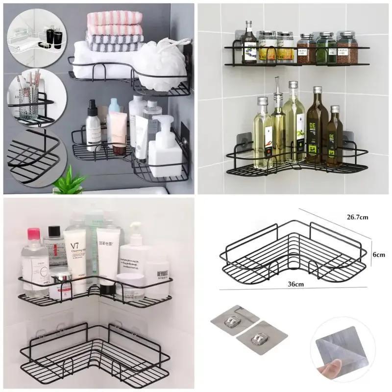 Wall Mounted Bathroom Corner Rack